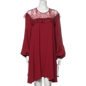 Philosophy di Lorenzo Serafini Crew Neck Mini Dress